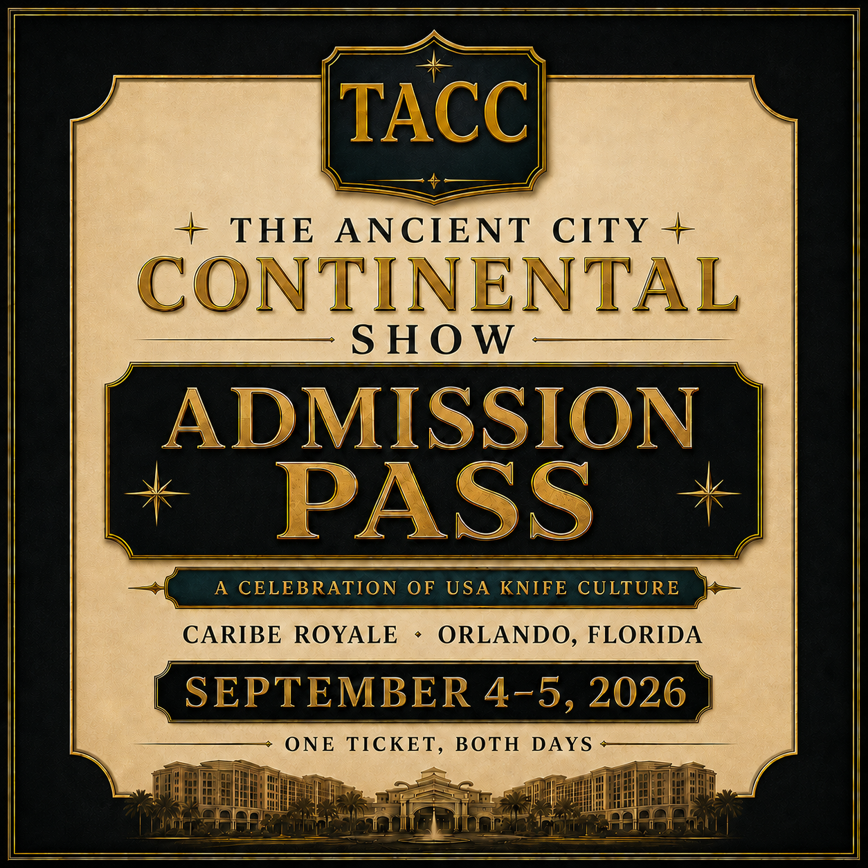 TACC Show Admission Pass