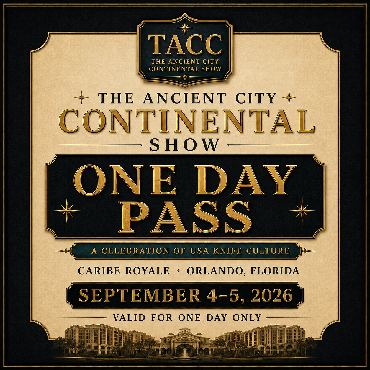 TACC Show Admission One Day Pass - Saturday