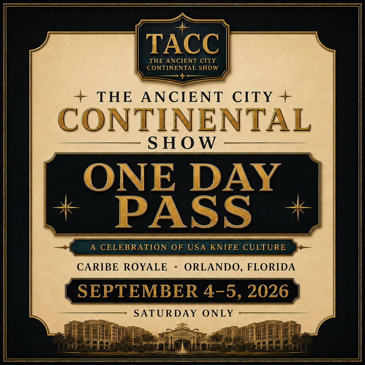 TACC Show Admission One Day Pass - Saturday