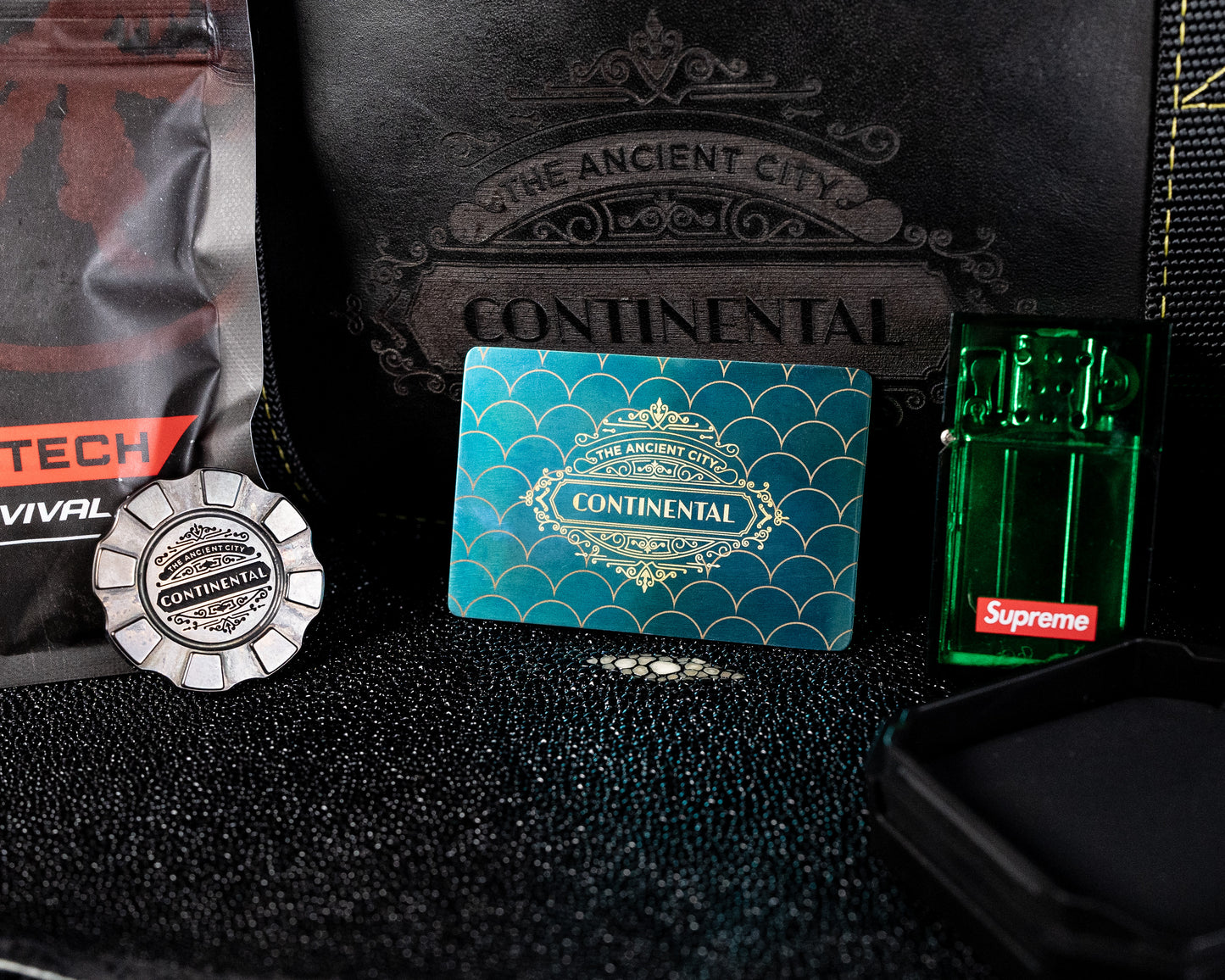 TACC X Roman Road Knifeworks Ti Card