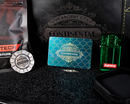 TACC X Roman Road Knifeworks Ti Card