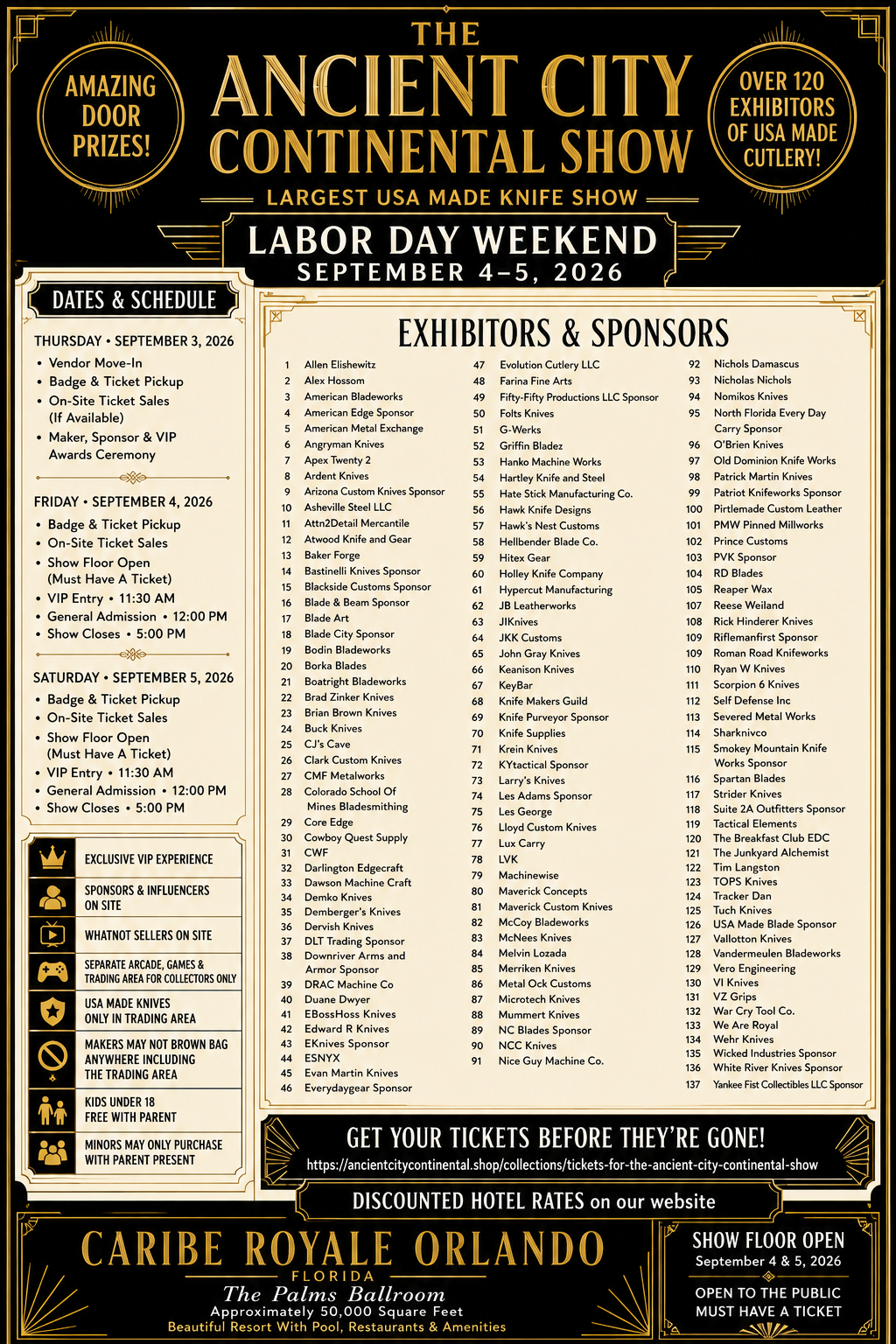 TACC Show Admission One Day Pass - Friday